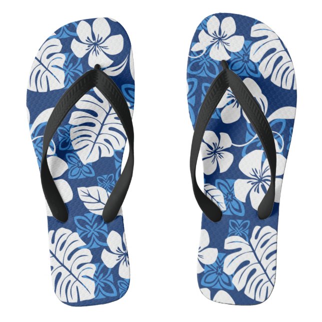 TONGS ALOHA VENDREDI (BLEU) (Semelle)