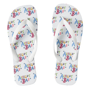 Tongs Alright Bab Black Pays Words Flip Flop Chaussures