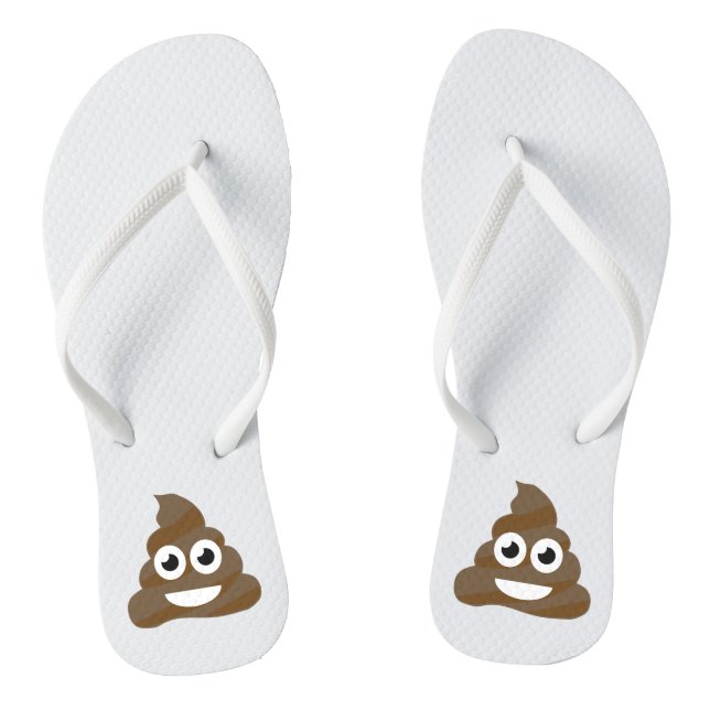 Tongs Amusante petite poop Emoji (Semelle)