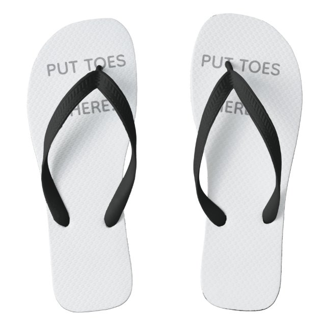 Tongs amusantes (Semelle)