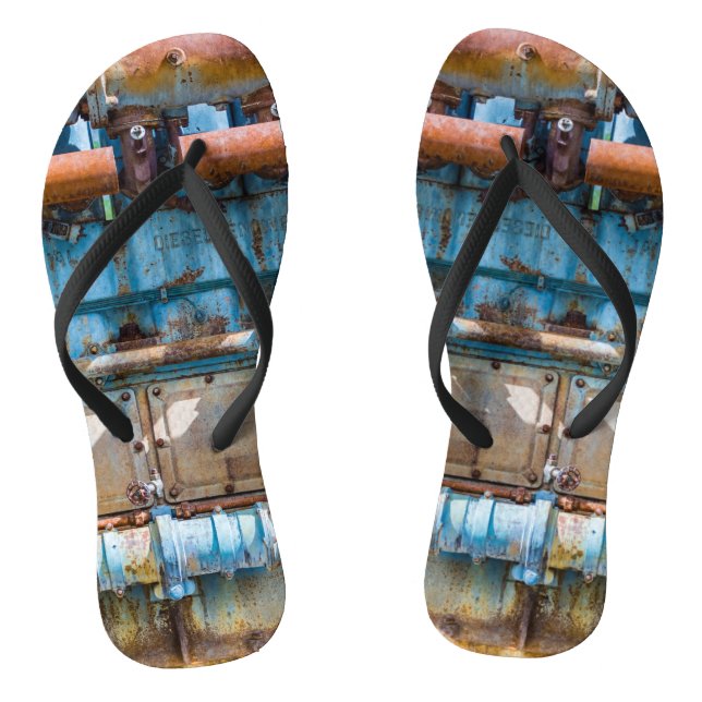 Tongs Ancien et rouillé Atlas Impérial moteur diesel à I (Semelle)