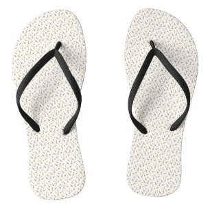 Tongs Aquarelle apaisante Lavande et Baie d'hiver