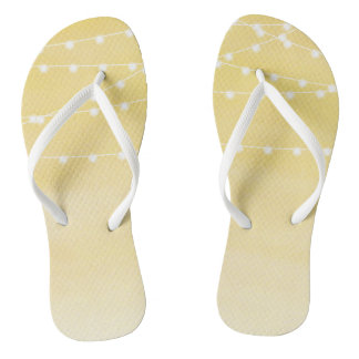 Tongs Aquarelle Chaîne Lights Flip Flops