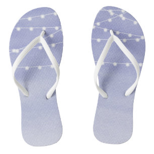 Tongs Aquarelle Chaîne Lights Flip Flops