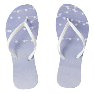 Tongs Aquarelle Chaîne Lights Flip Flops