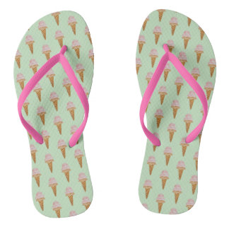 Tongs Aquarelle Ice Cream Flip Flops (vert menthe)