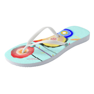 Tongs Aquarelles florales