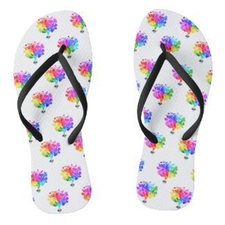 Tongs Arbres du spectre autiste