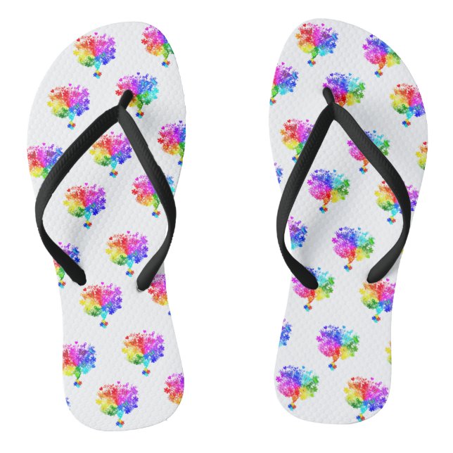 Tongs Arbres du spectre autiste (Semelle)