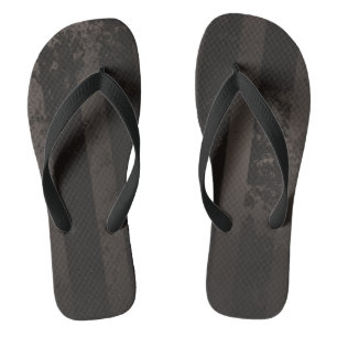 Tongs Arrière - plan brun rayé Steampunk