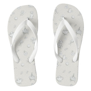 Tongs arrière - plan de bébé
