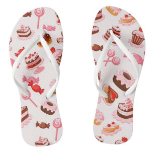 Tongs arrière - plan sucré