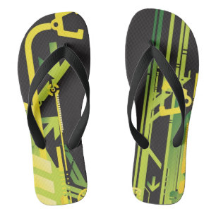 Tongs Arrière - plan tramé technique 4