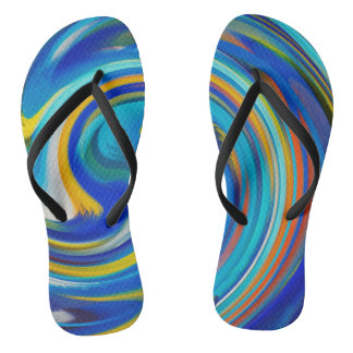 Tongs Art abstrait #33