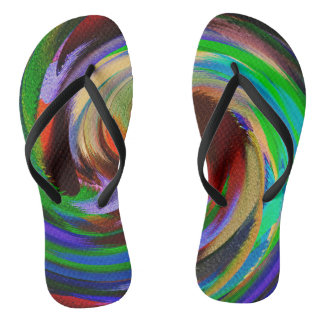 Tongs Art Abstrait #48