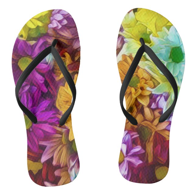 Tongs Automne en fleurs (Semelle)