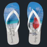 Tongs Bachelorette Party Tropical Beach Boisson Cruise<br><div class="desc">Cette conception a été créée par art numérique. Elle peut être personnalisée en cliquant sur le bouton personnaliser et en modifiant la couleur, en ajoutant un nom, des initiales ou vos mots préférés. Contactez-moi à l'adresse colorflowcreations@gmail.com si vous souhaitez que ce design soit disponible sur un autre produit. Achetez ma...</div>