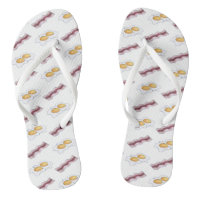 Bacon Badigeonnettes et oeufs frits Petit-déjeuner