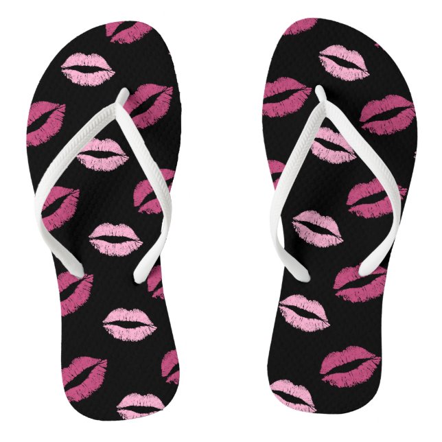 Tongs Baisers roses (Semelle)