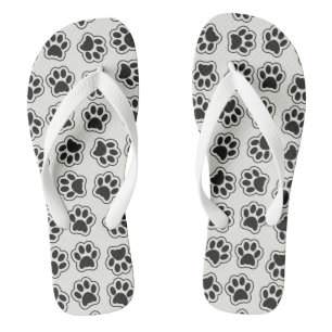 Tongs Balles noires, Paws de chien, Paws de chat, Plan