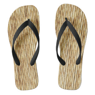 TONGS BAMBOU BEIGE LUMINEUX