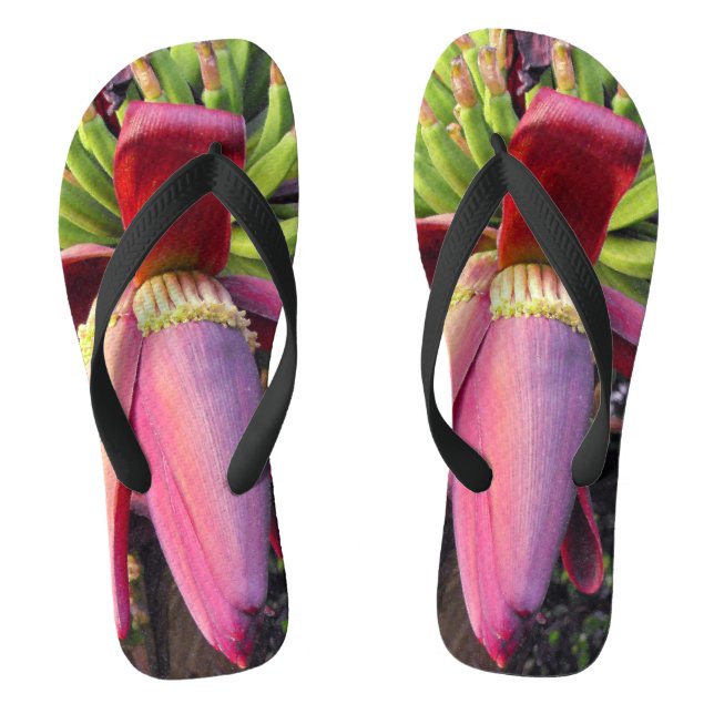 Tongs Banana Flower Closeup (Semelle)