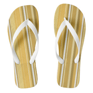 Tongs Bande rose et blanche
