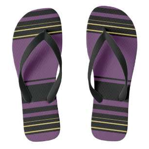 Tongs Bandes violettes mignonnes