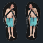 Tongs Bascules électroniques avec le type minuscule<br><div class="desc">Bascules électroniques (NOIRES) avec un petit homme sur la semelle. L'expression est ne font pas un pas sur les lutins sur votre chemin… au bon supérieur peut-être certains l'ont prochain LOL ! Puits placé pour avoir un oeil regarder vous LOL ! Il est disponible sur Zazzle sur d'autres produits. Vous...</div>