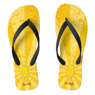 Tongs Bâton à crème glacée citron