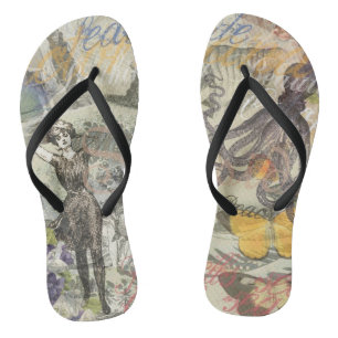 Tongs Beauté de bain victorienne Kraken Surréalisme Vint