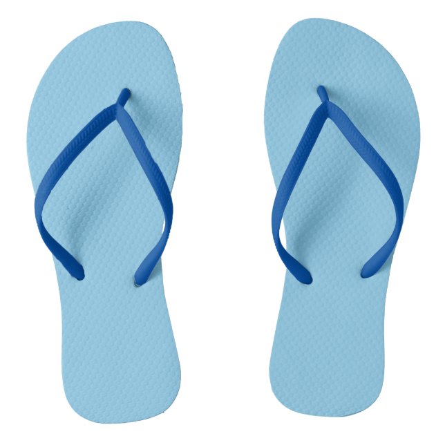 Tongs Bébé bleu couleur solide (Semelle)