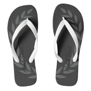 Tongs Belle couronne feuille ajouter des chaussures-sand