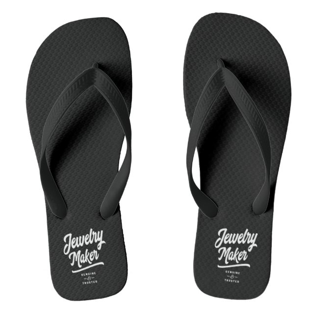 Tongs Bijouterie Création Titre du travail Cadeau (Semelle)