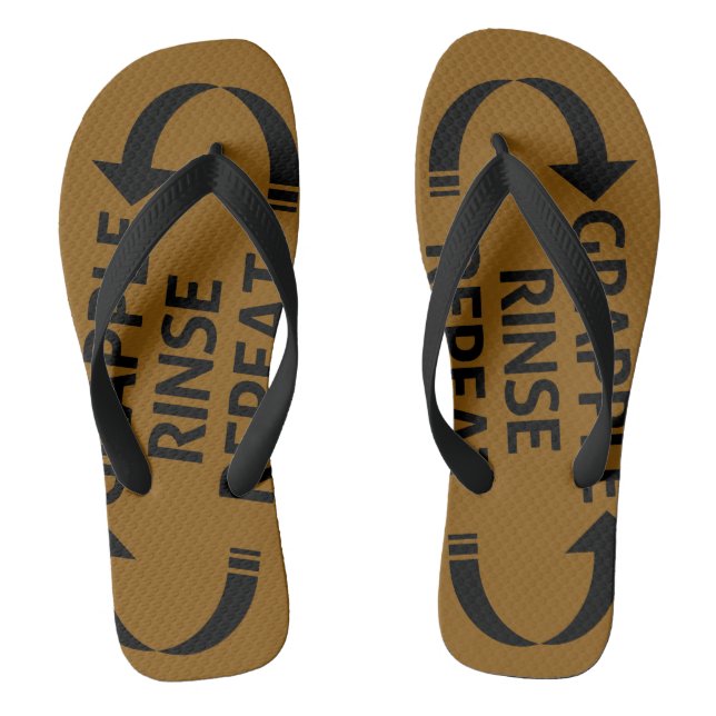Tongs BJJ Sandales Classées (ceinture Brown) (Semelle)