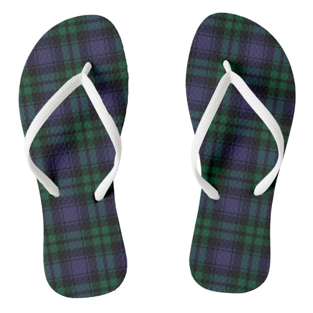 Tongs Black Watch Tartan, Plaid (Semelle)