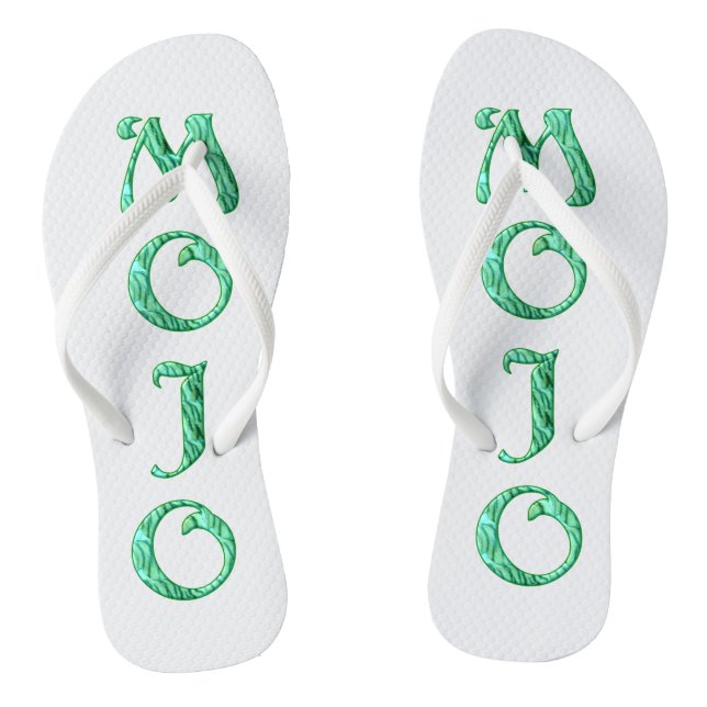 Tongs blancs Mojo (Semelle)