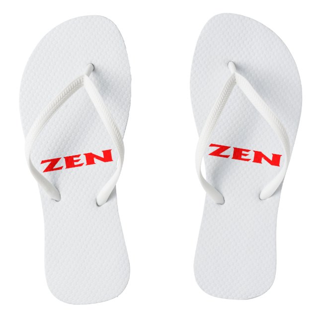 Tongs blancs Zen (Semelle)