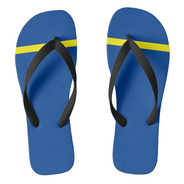Tongs Bleu clair et jaune (Semelle)
