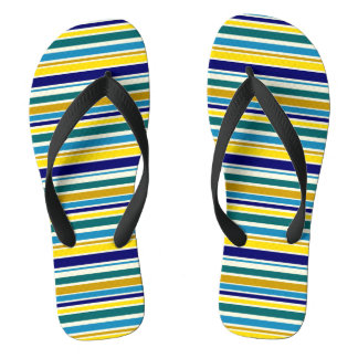 Tongs Bleu jaune