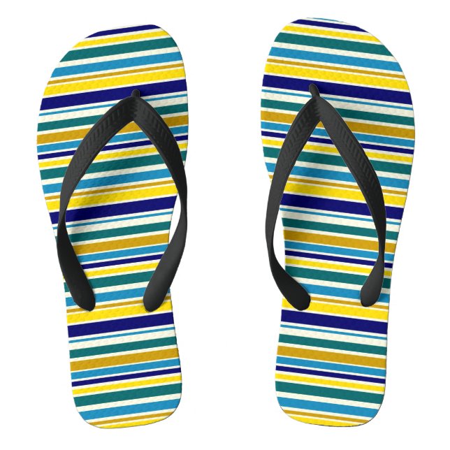 Tongs Bleu jaune (Semelle)