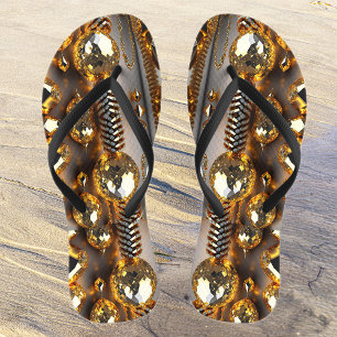 Tongs Blink ! Belle bijoux de chaos en or