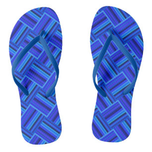 Tongs Blue stripes