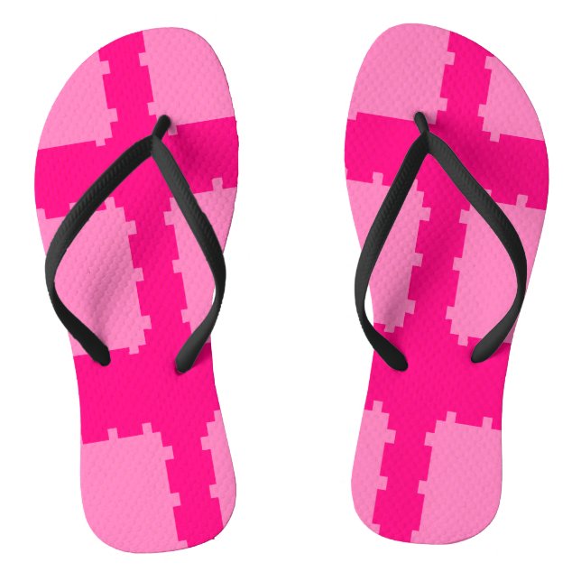 Tongs "Bluvio Rose sur Rose"  (Semelle)