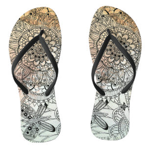 Tongs Boho Mandala Bohemian Art