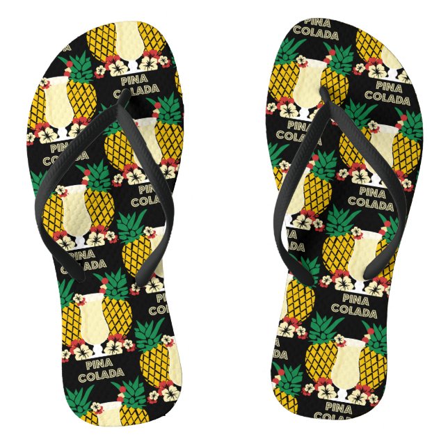 Tongs Boisson Cocktail Piña Colada   (Semelle)