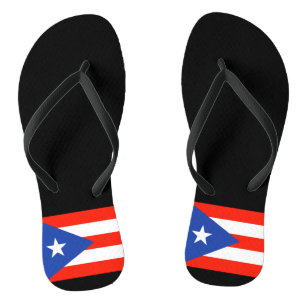 Tongs Boricua Bandera drapeau portoricain 4Hector