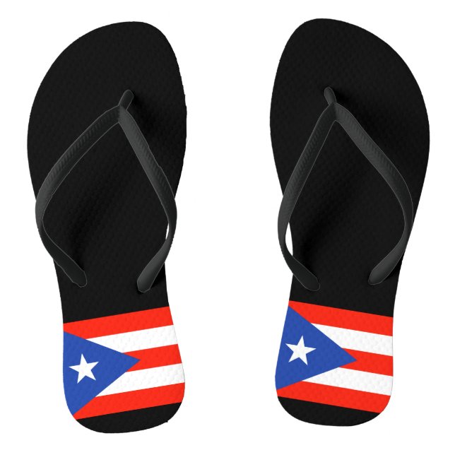 Tongs Boricua Bandera drapeau portoricain 4Hector (Semelle)