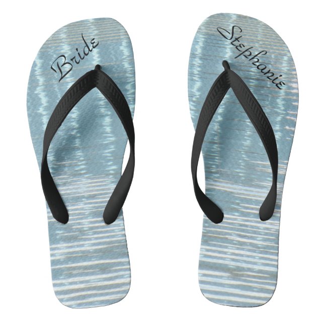 Tongs Boucles à bascule sur mesure du Mariage de mariée  (Semelle)
