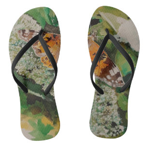 Tongs Boucles à lèvres papillon